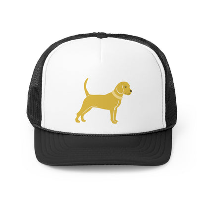 Unleashed Life Little Yellow Dog Trucker Hat