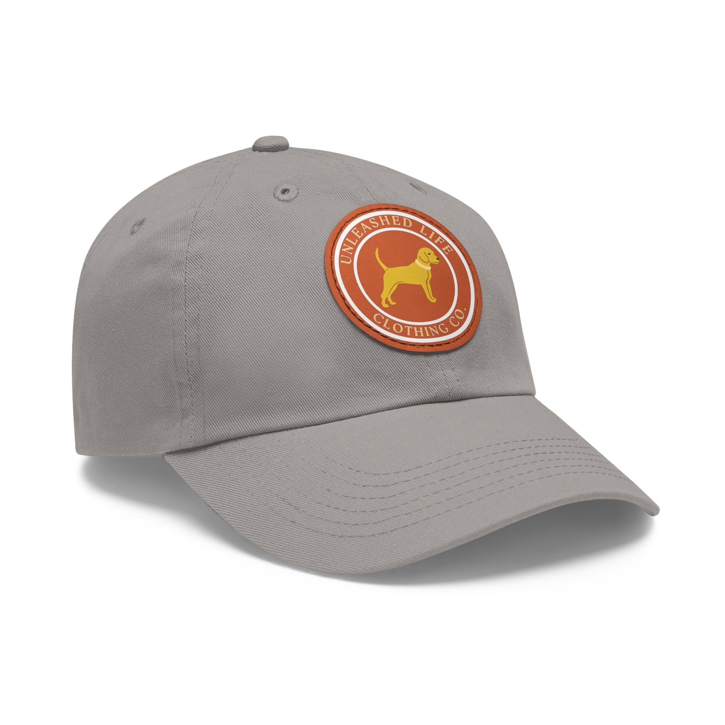 Unleashed Life Dad Hat with Leather Patch
