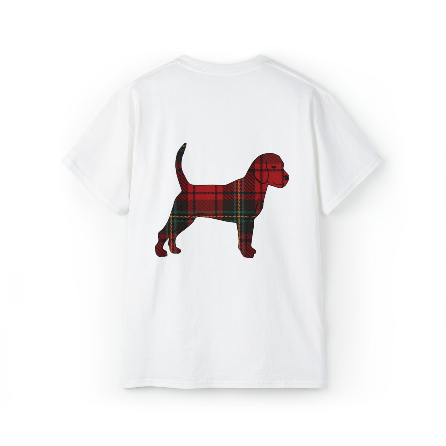 Unleashed Life Holiday Flannel Little Dog Cotton Tee