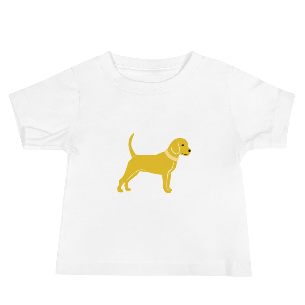 Unleashed Life Little Yellow Dog Baby Jersey Short Sleeve Tee