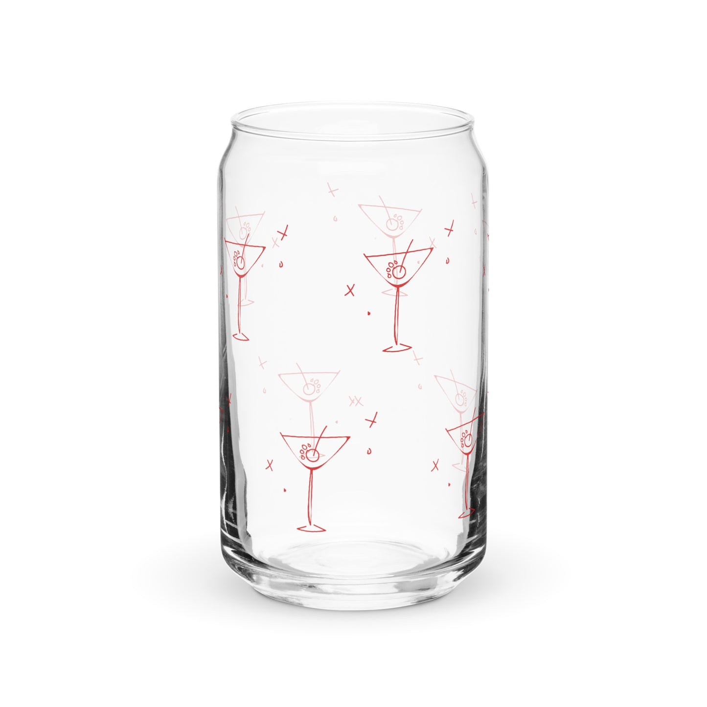 Unleashed Life Dog Martini Can Glass