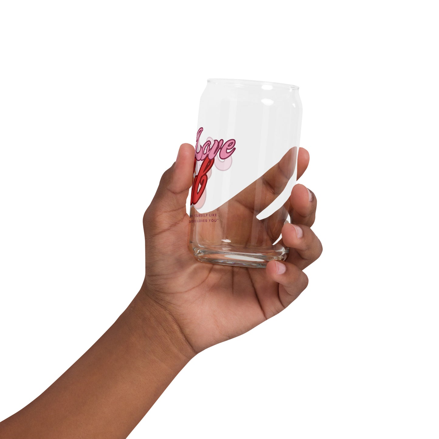 Unleashed Life Self Love Club Can-Shaped Glass