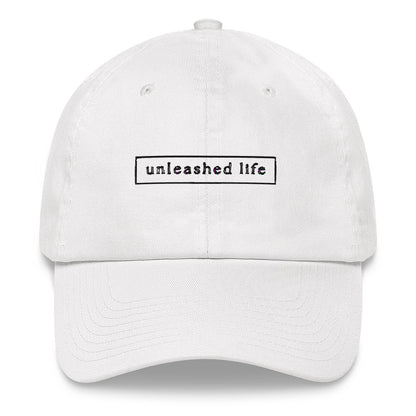 Unleashed Life Black Embroidery Baseball Hat