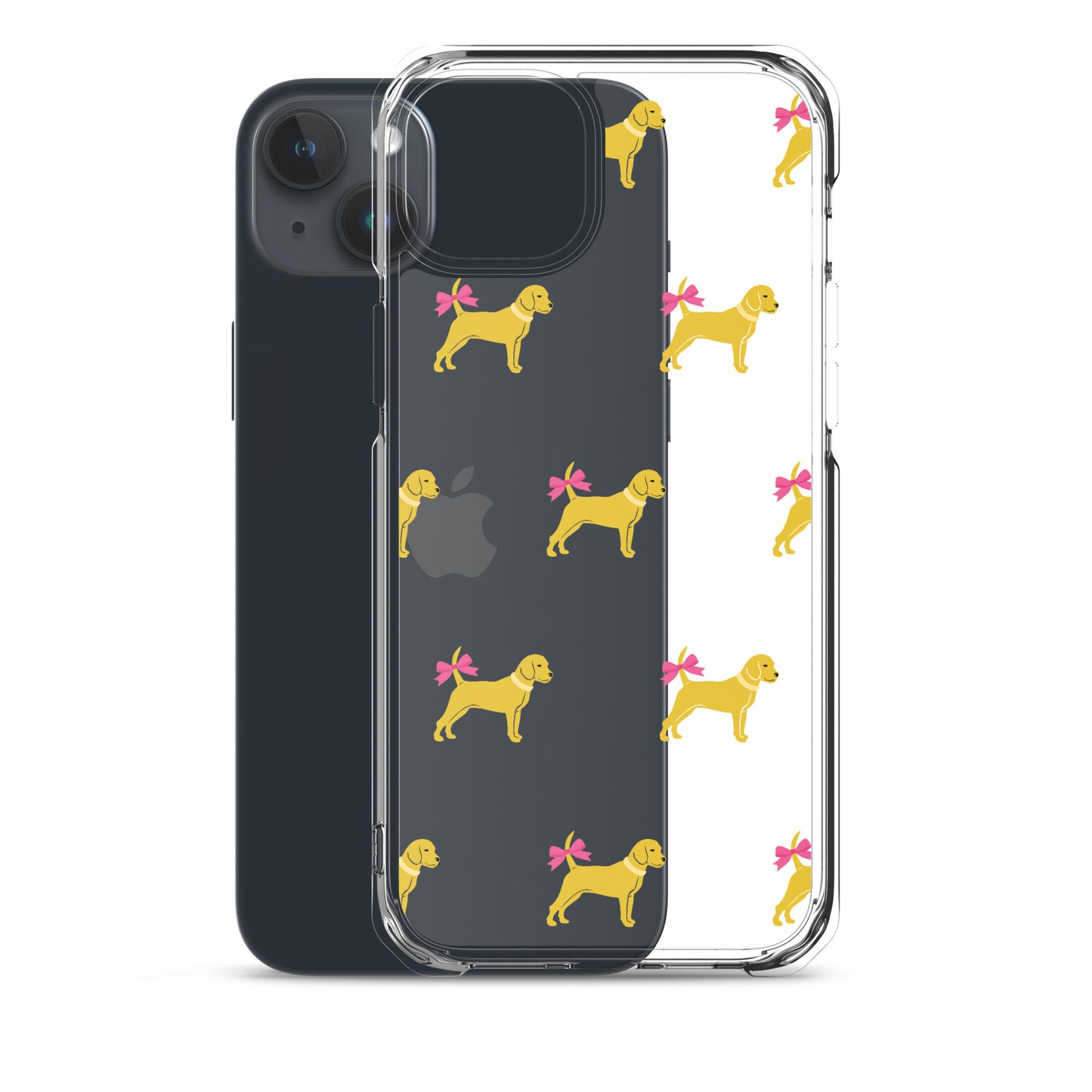 Unleashed Life Little Yellow Dog with Bow Clear Case for iPhone®