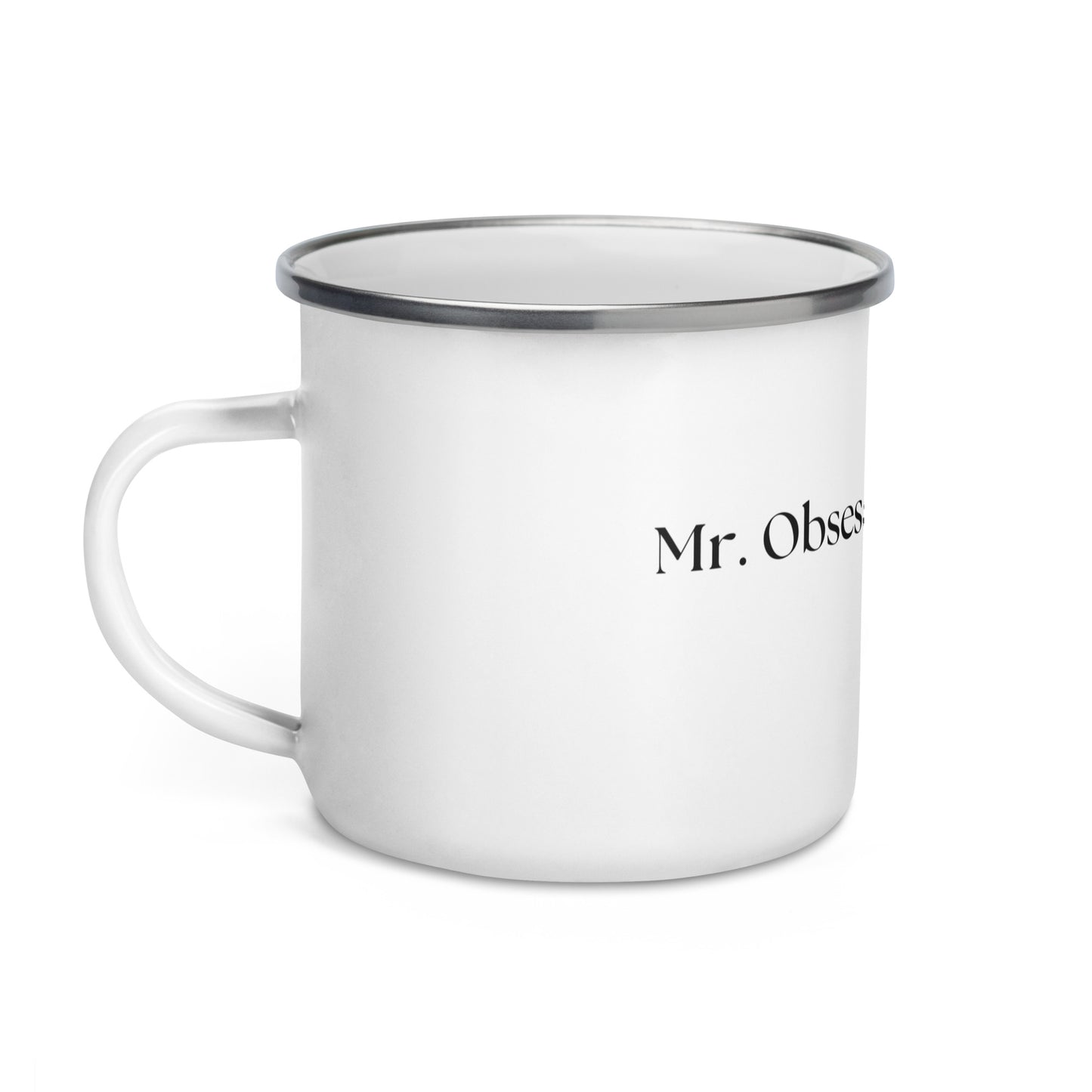 Unleashed Life Mr Obsessed with My Dog Enamel Mug