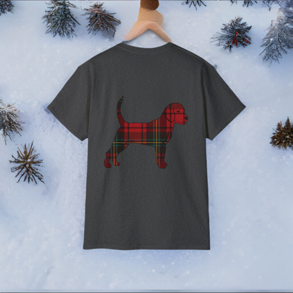 Unleashed Life Holiday Flannel Little Dog Cotton Tee