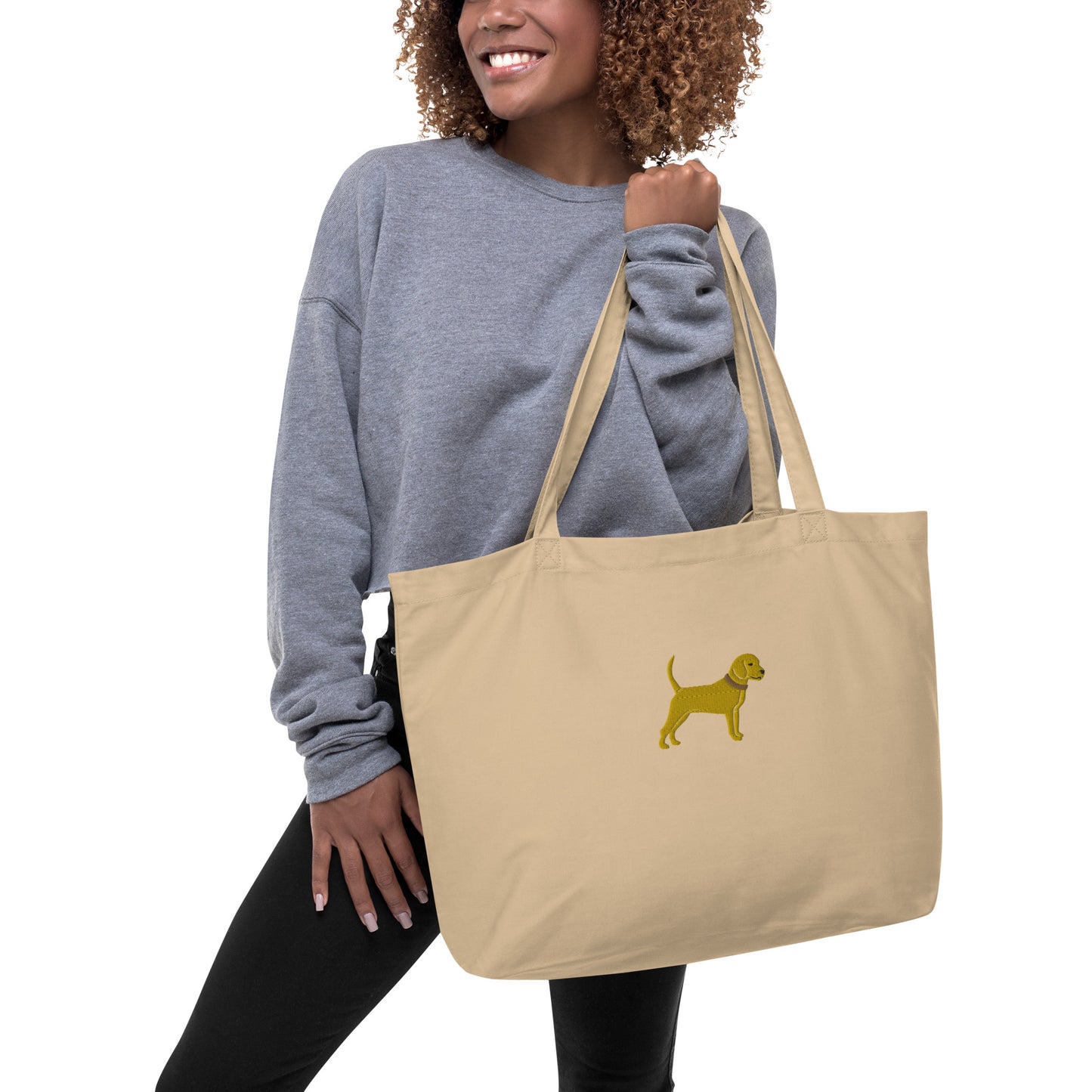 Unleashed Life Little Yellow Dog Organic Cotton Tote