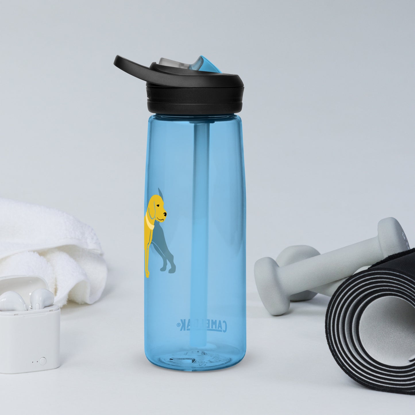Unleashed Life Little Yellow Dog CamelBak© Sports Bottle
