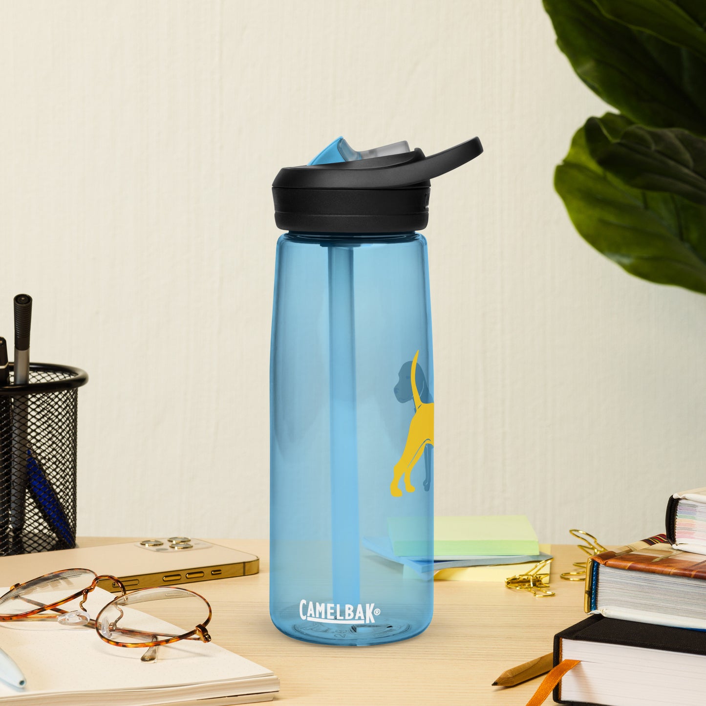 Unleashed Life Little Yellow Dog CamelBak© Sports Bottle