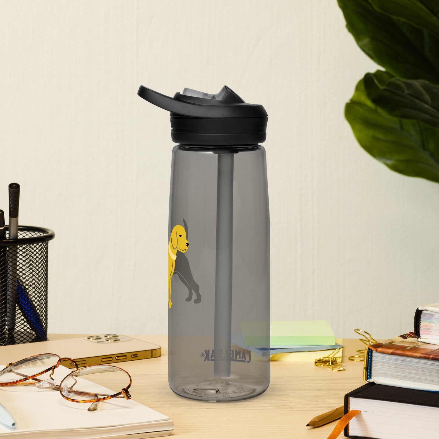 Unleashed Life Little Yellow Dog CamelBak© Sports Bottle