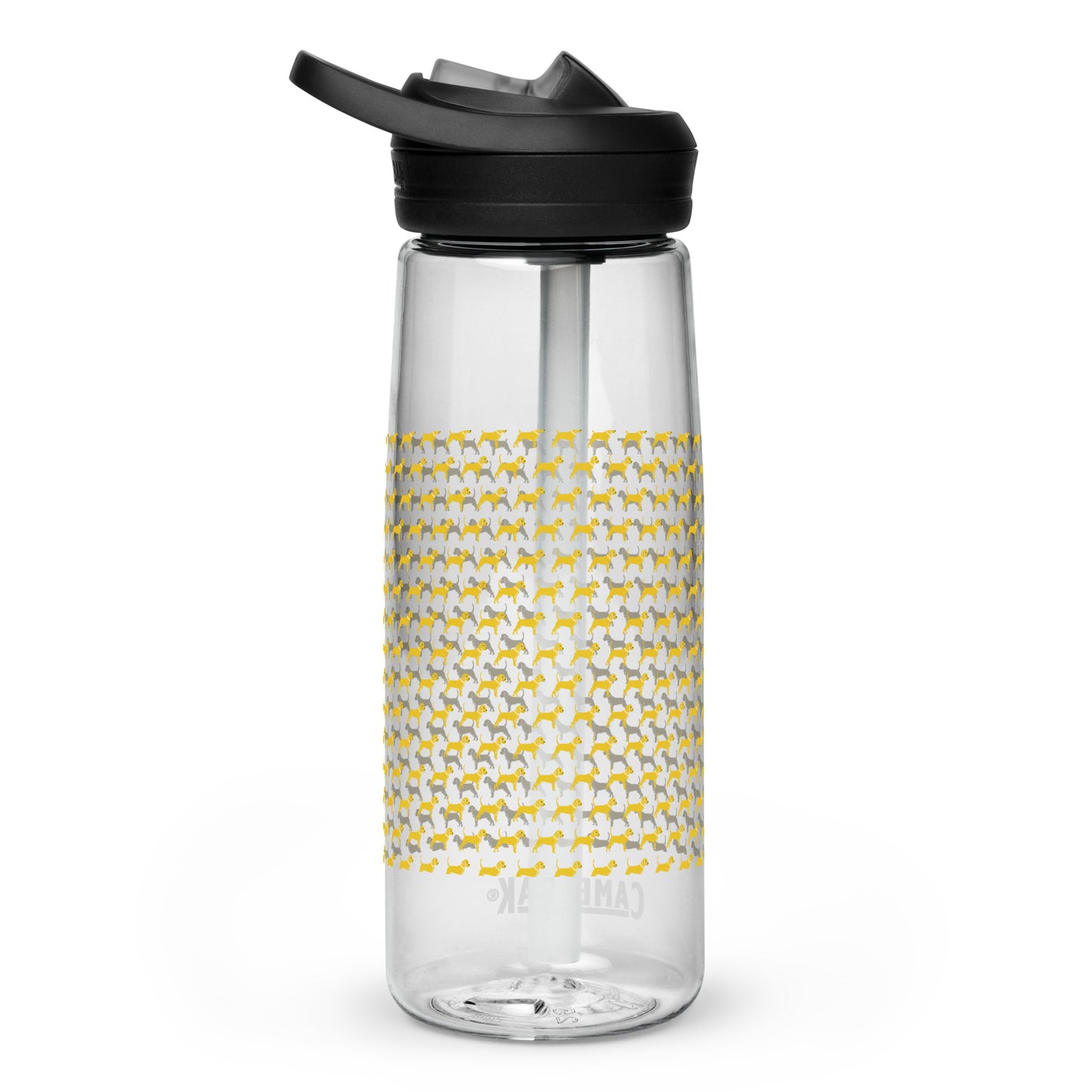Unleashed Life Little Yellow Dog Sports water bottle