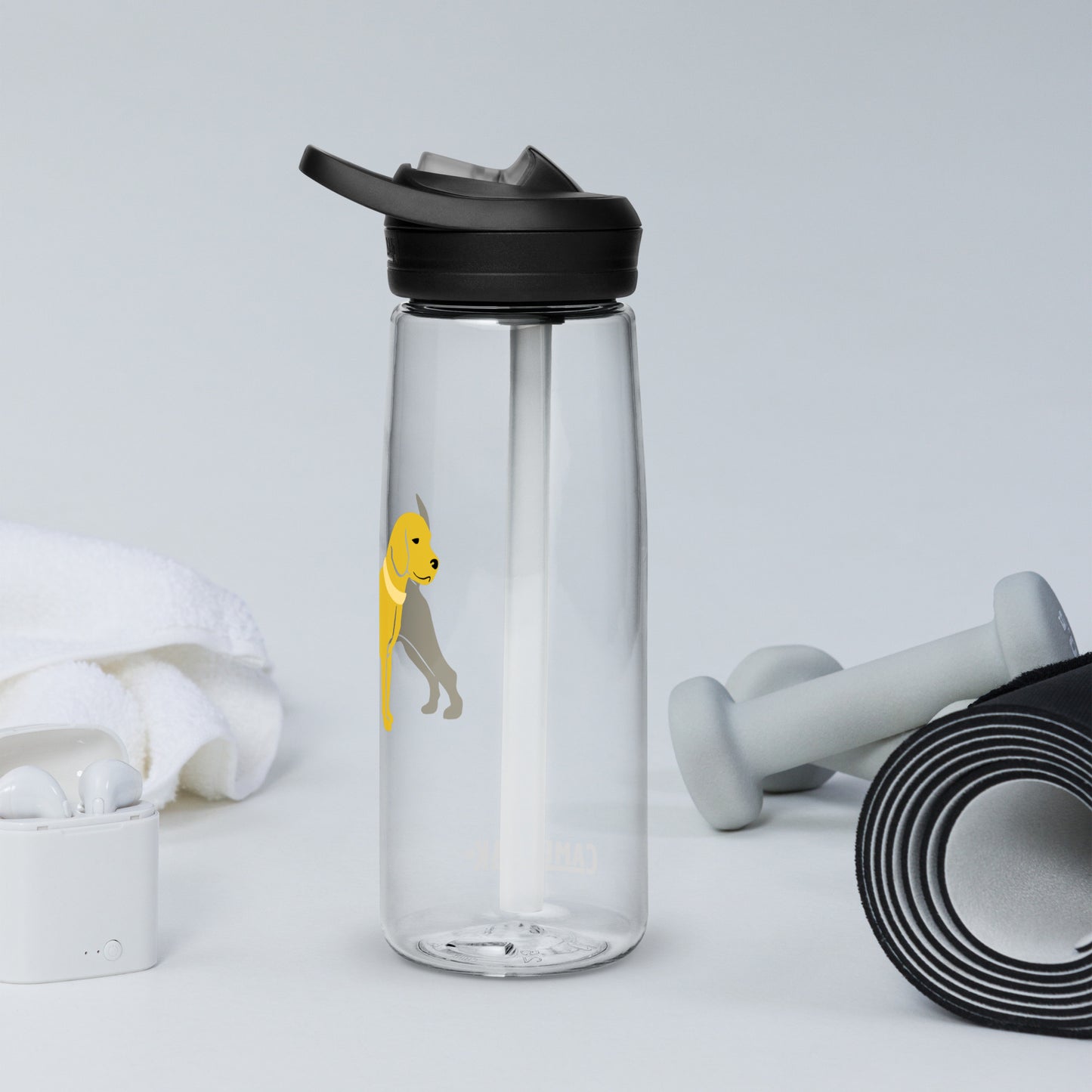 Unleashed Life Little Yellow Dog CamelBak© Sports Bottle