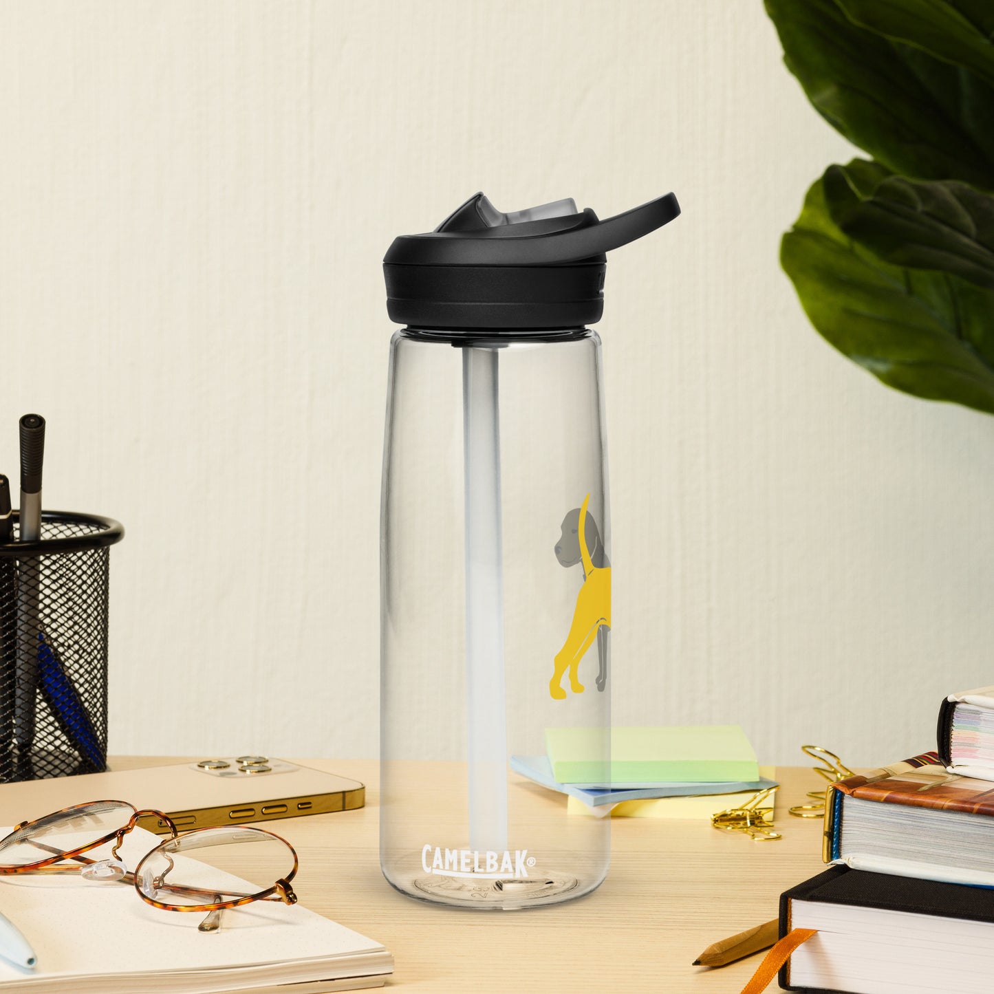 Unleashed Life Little Yellow Dog CamelBak© Sports Bottle