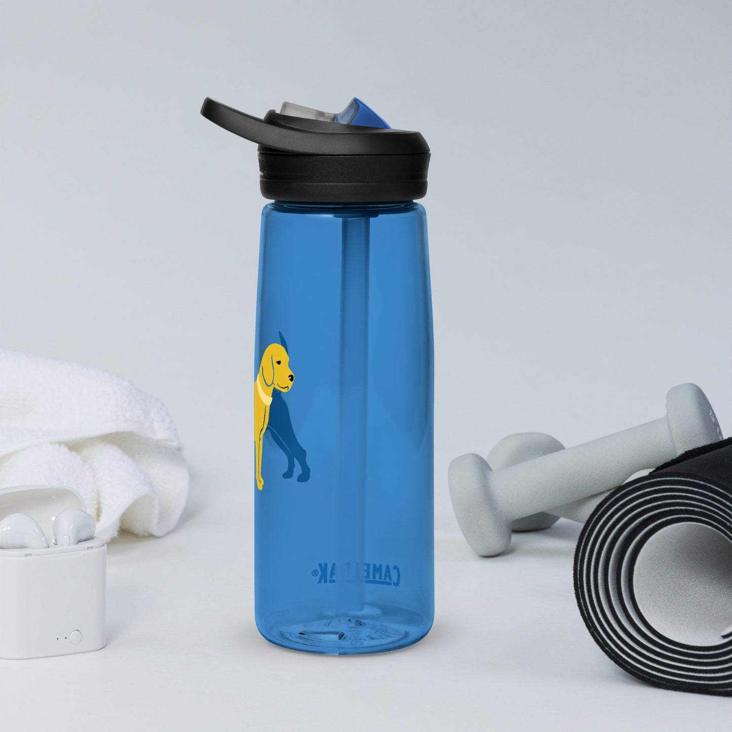 Unleashed Life Little Yellow Dog CamelBak© Sports Bottle