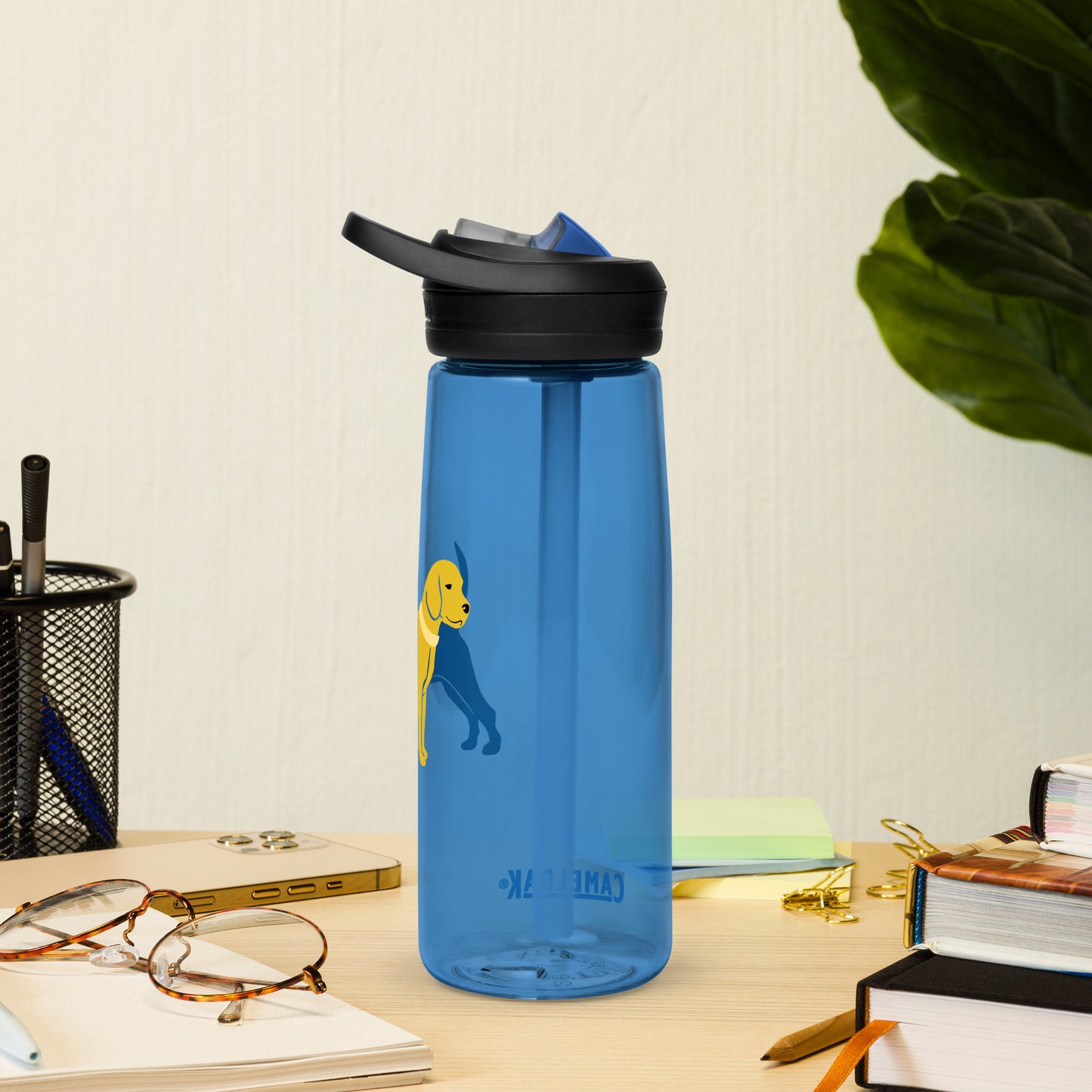 Unleashed Life Little Yellow Dog CamelBak© Sports Bottle