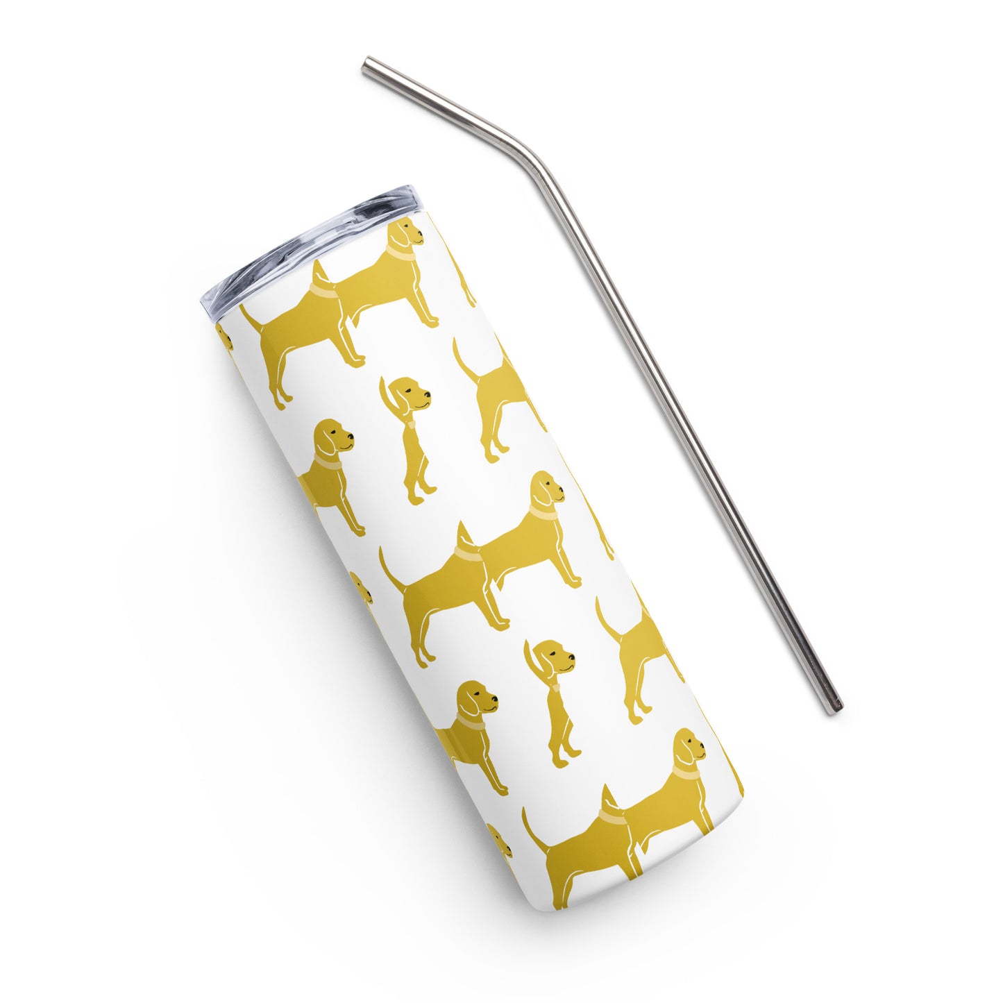 Unleashed Life Little Yellow Dog Stainless steel tumbler