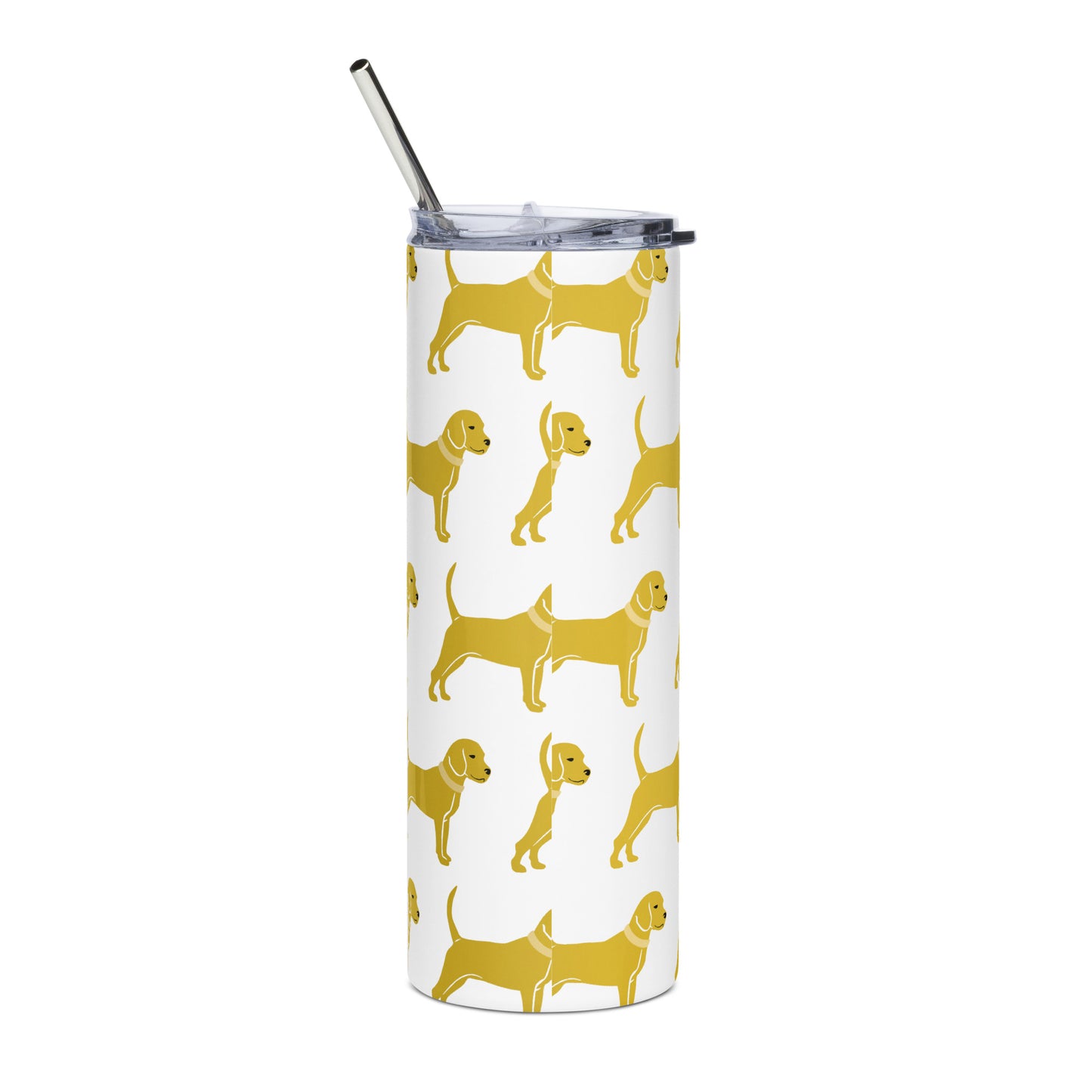 Unleashed Life Little Yellow Dog Stainless steel tumbler