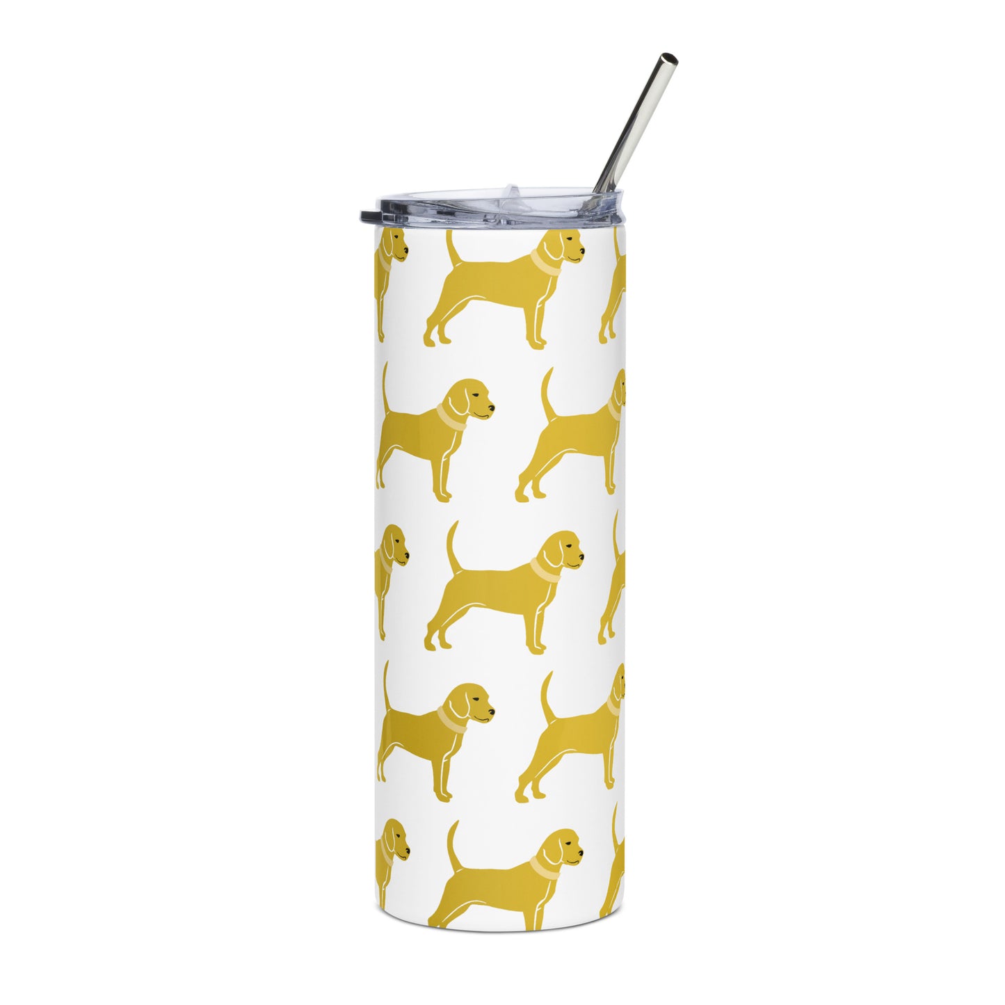 Unleashed Life Little Yellow Dog Stainless steel tumbler