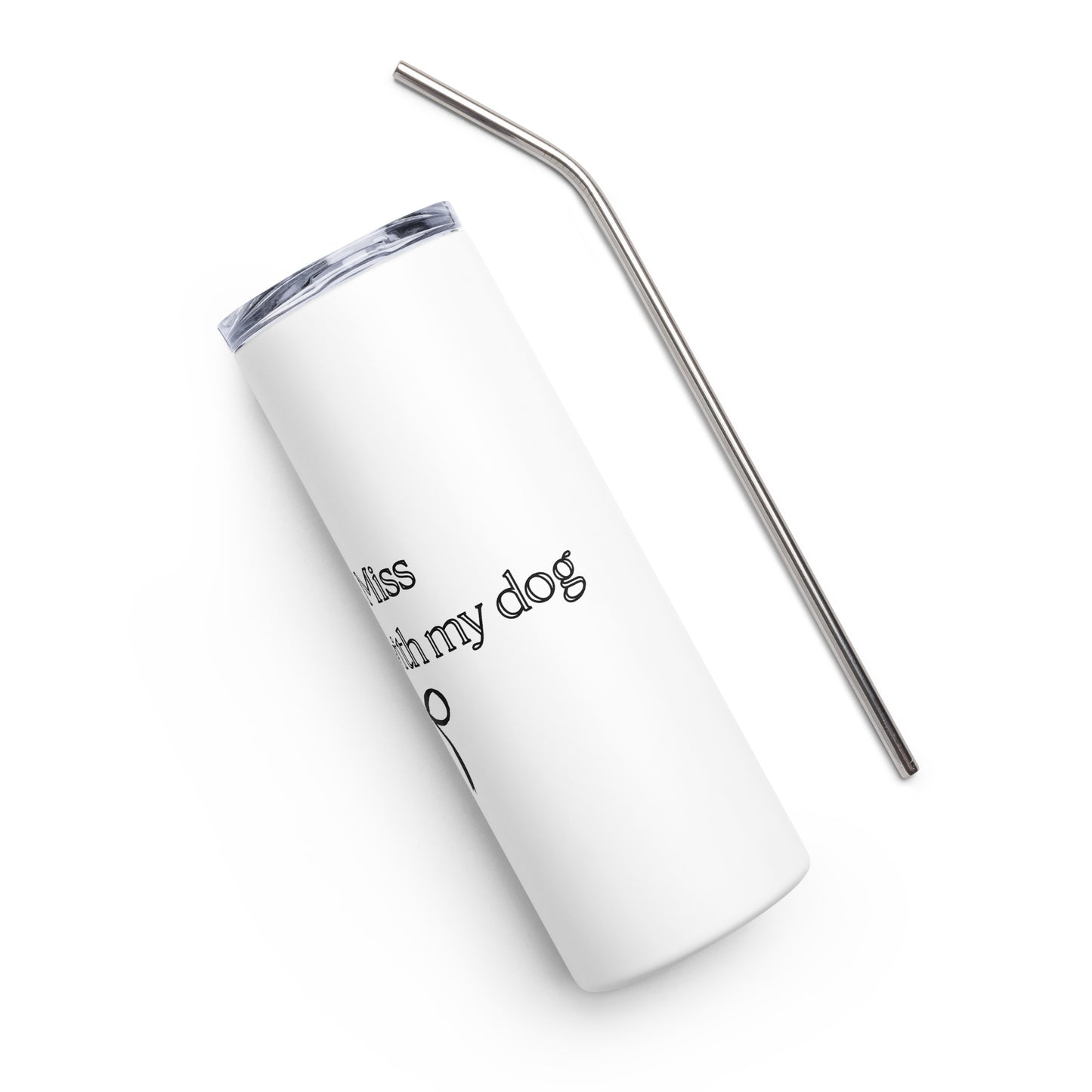 Unleashed Life Little Miss Obsessed with My Dog Stainless steel tumbler