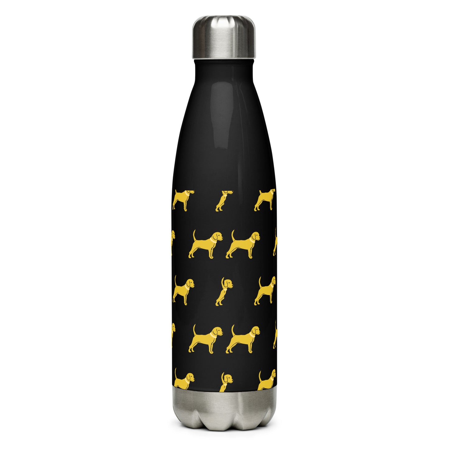 Unleashed Life Stainless steel little yellow dog water bottle