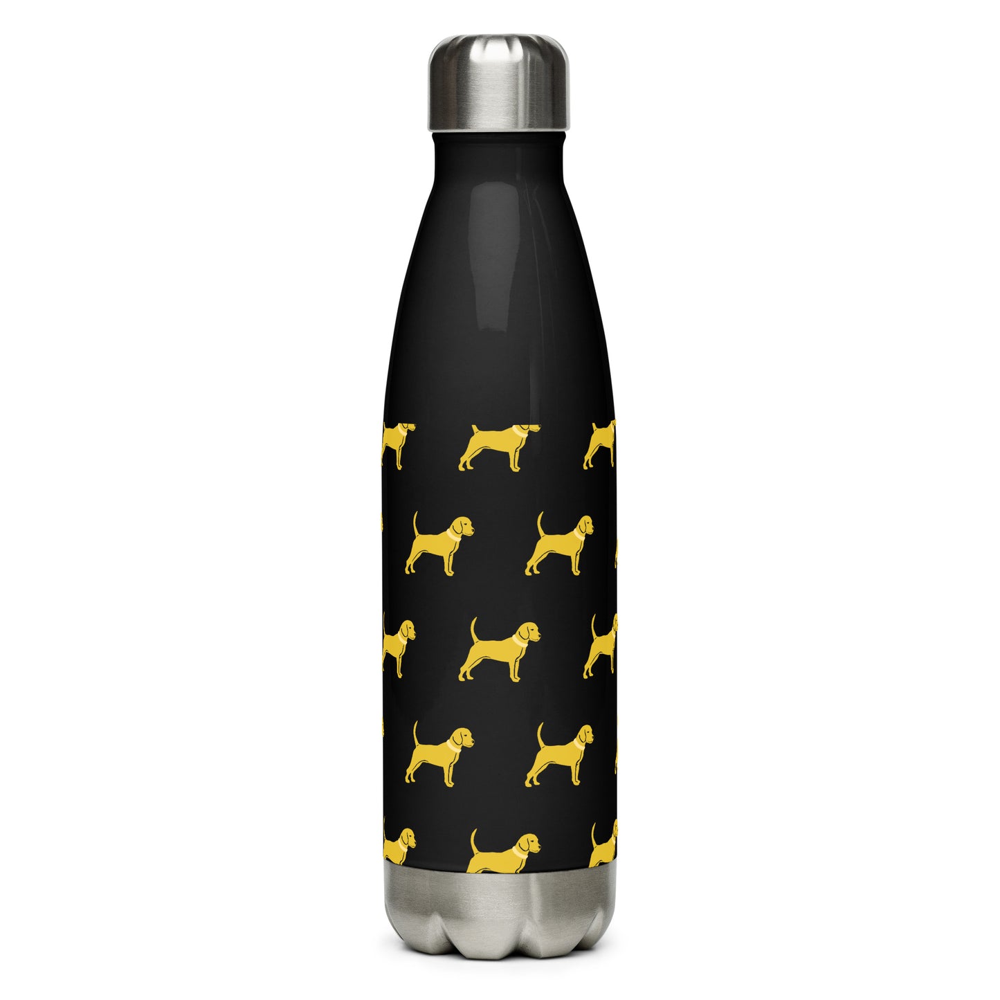 Unleashed Life Stainless steel little yellow dog water bottle