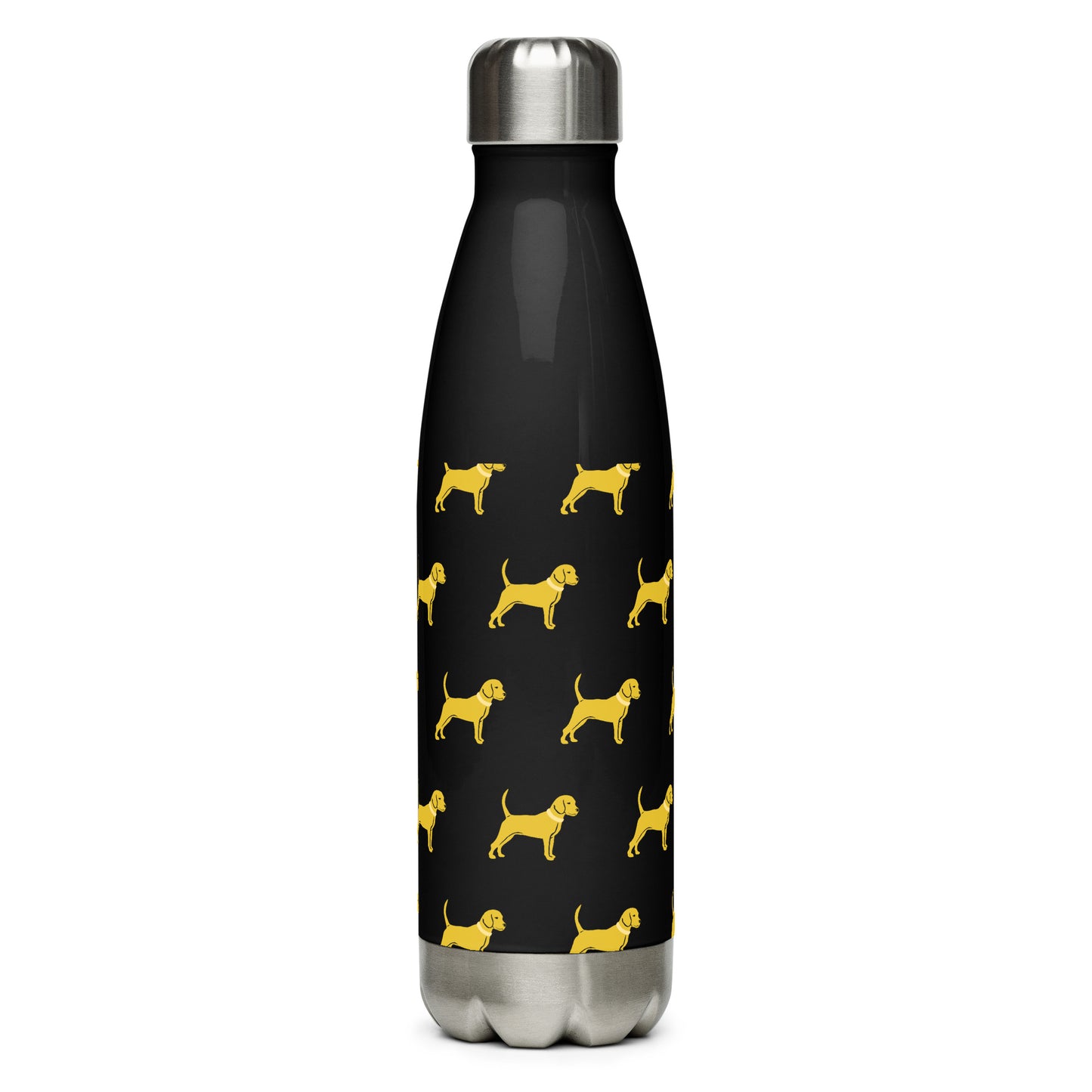 Unleashed Life Stainless steel little yellow dog water bottle
