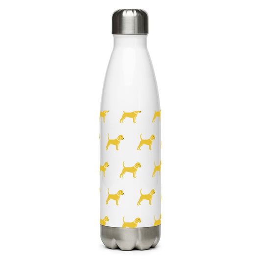 Unleashed Life Stainless steel little yellow dog water bottle