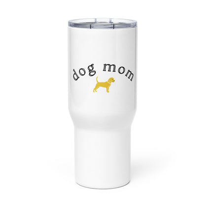 Unleashed Life Dog Mom Travel mug with a handle