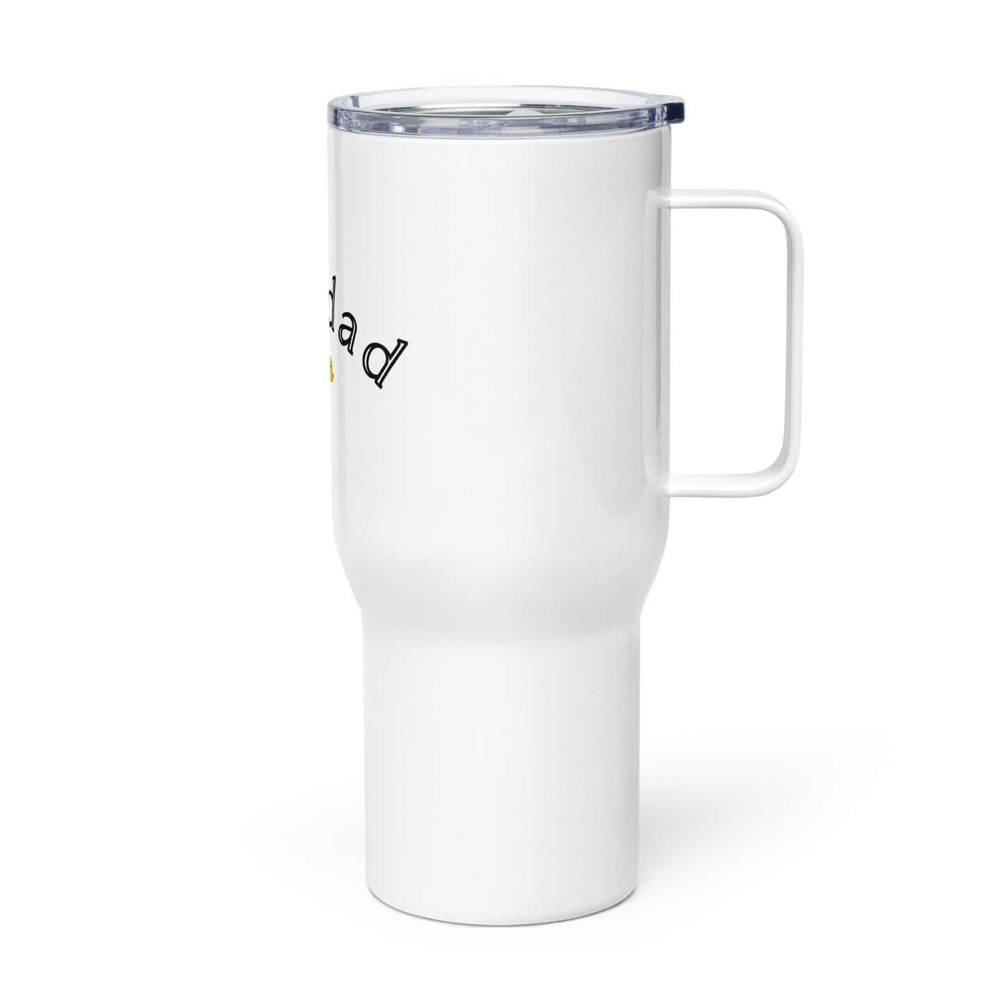 Unleashed Life Dog Dad Travel mug with a handle