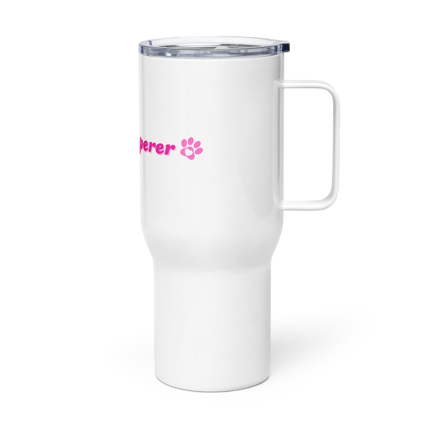 Unleashed Life Dog Whisperer Travel mug with a handle