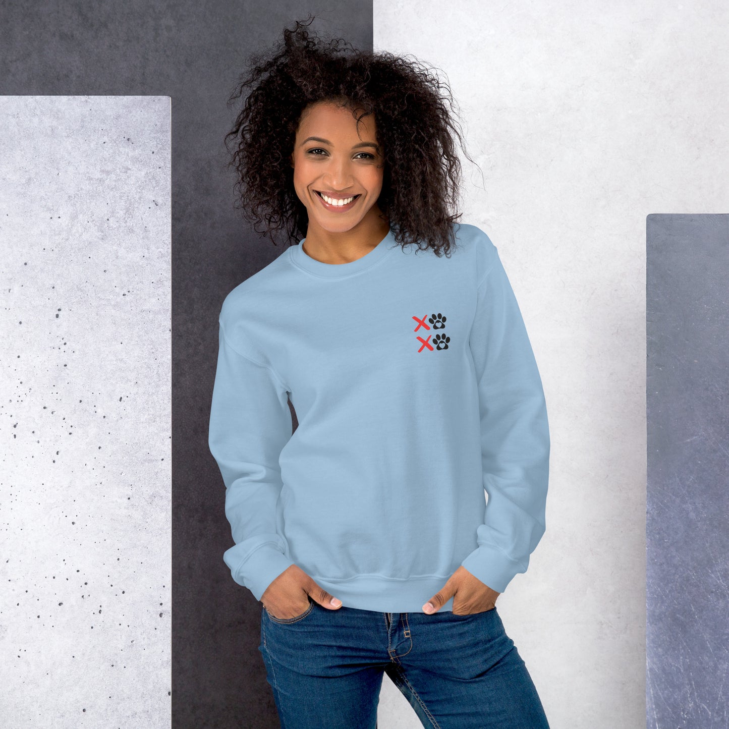 Unleashed Life XOXO Block Sweatshirt