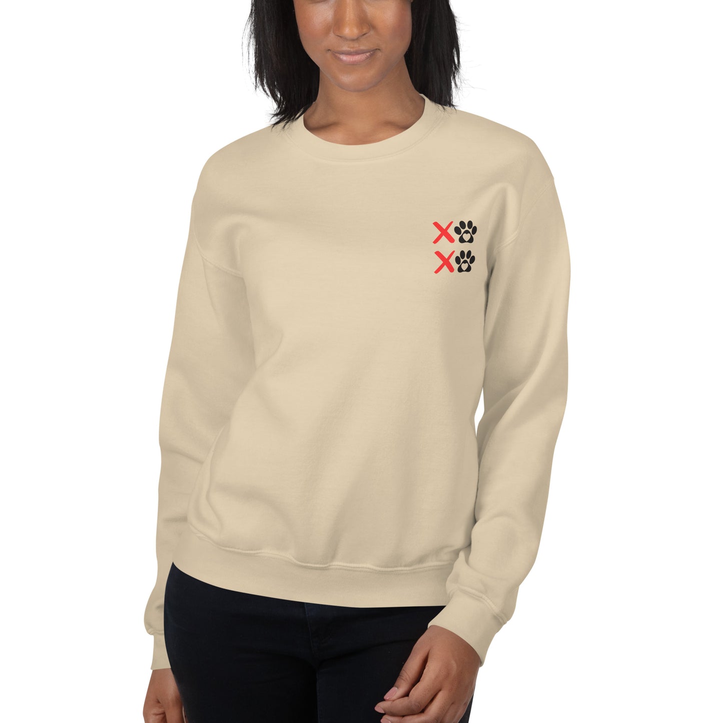 Unleashed Life XOXO Block Sweatshirt