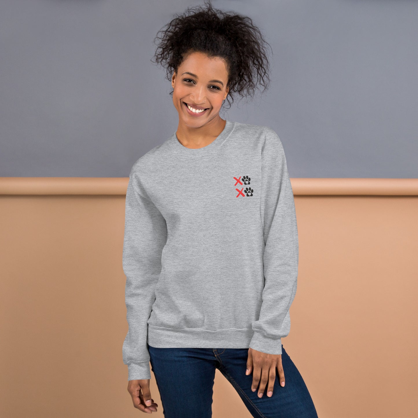 Unleashed Life XOXO Block Sweatshirt