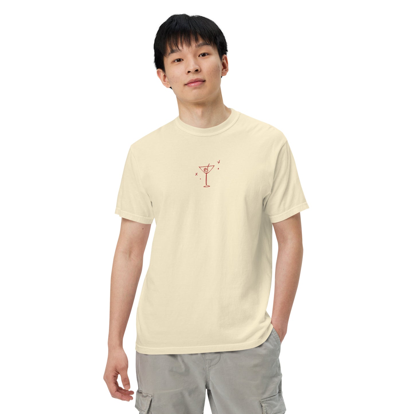 Unleashed Life Dog Martini Embroidered Tee