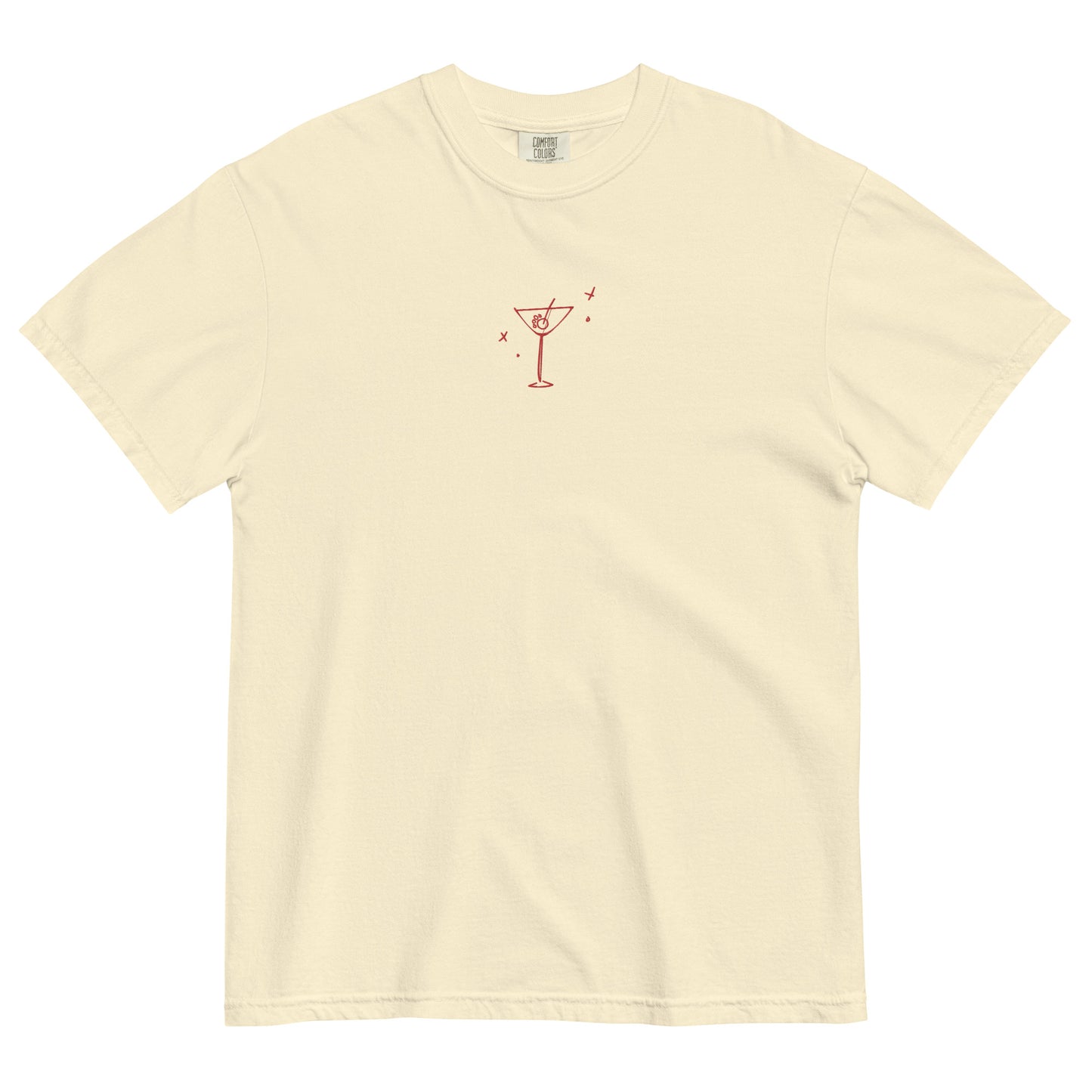 Unleashed Life Dog Martini Embroidered Tee