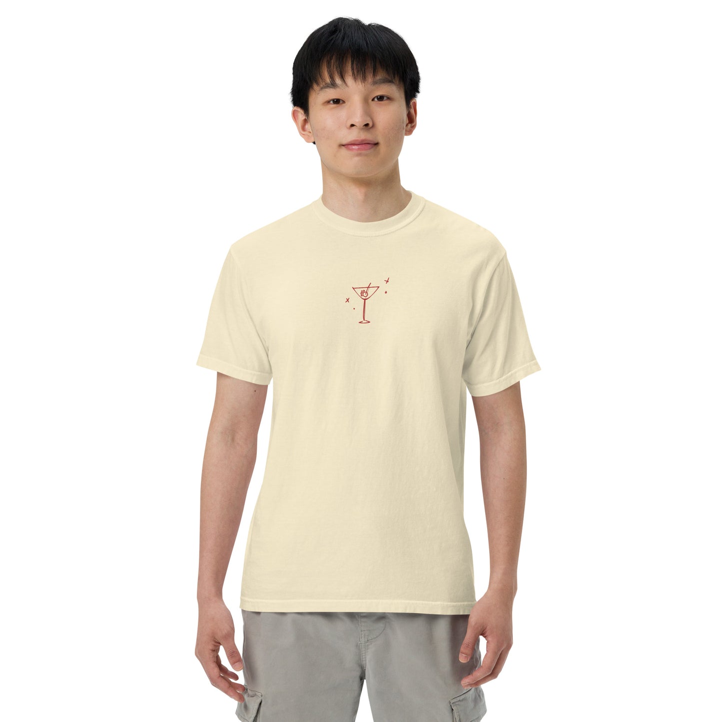 Unleashed Life Dog Martini Embroidered Tee