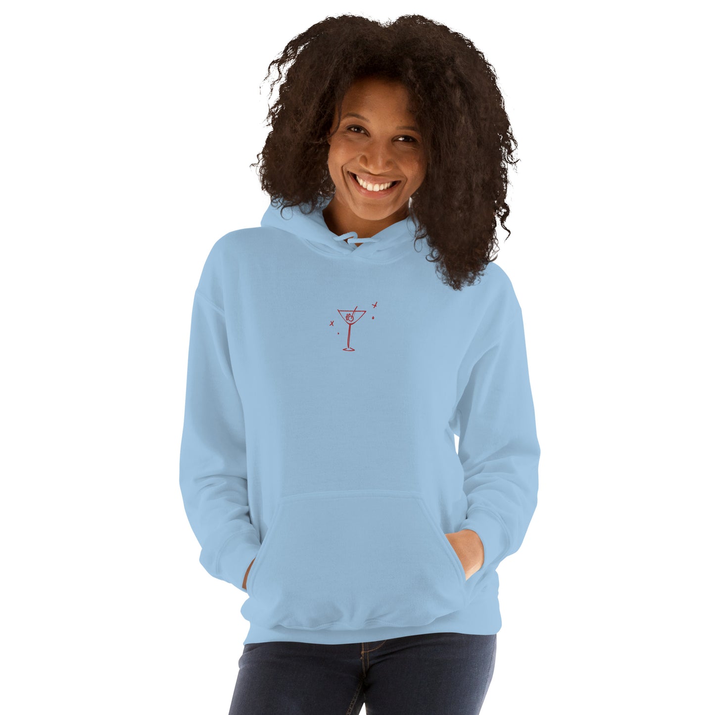 Unleashed Life Dog Martini Embroidered Hoodie