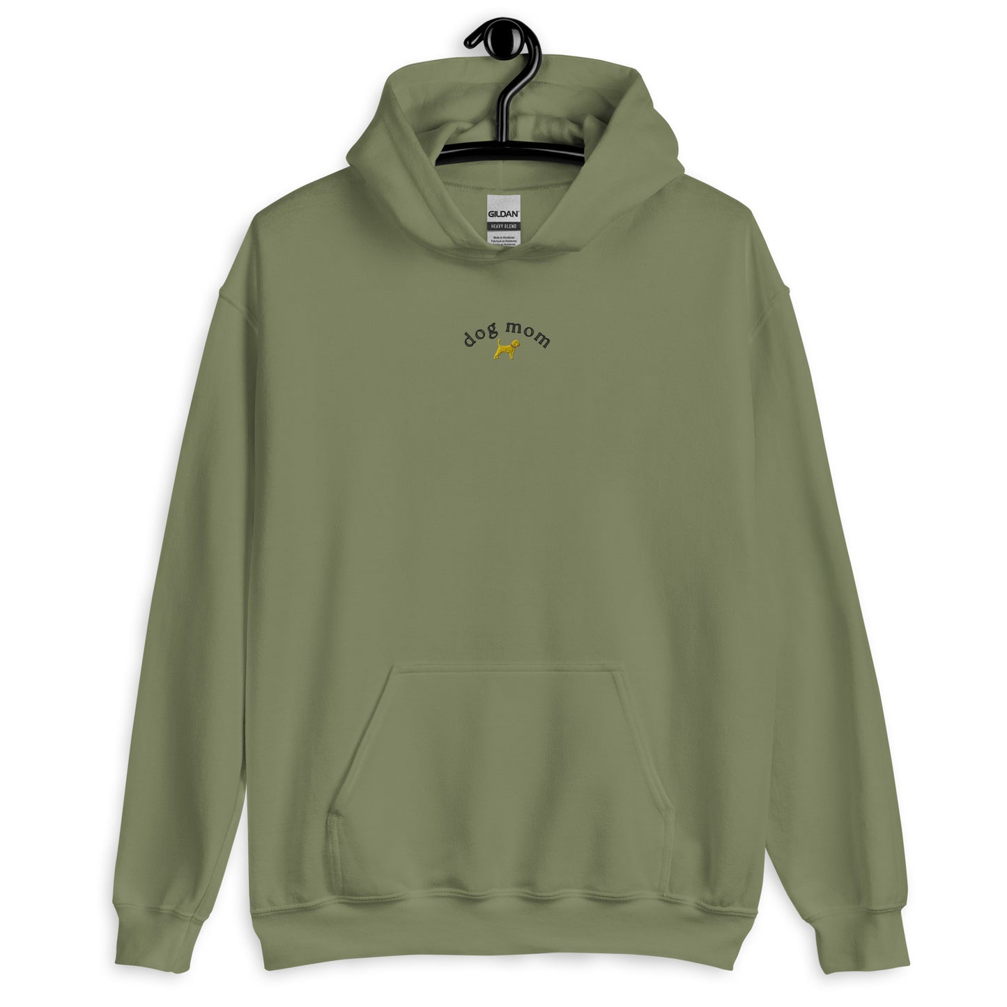 Unleashed Life Dog Mom Embroidered Hoodie