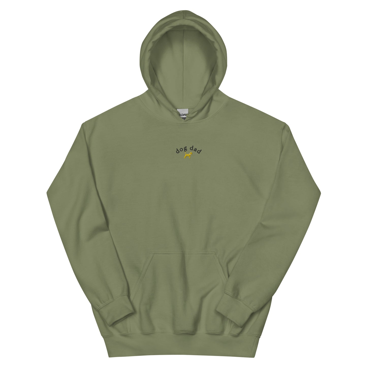 Unleashed Life Dog Dad Embroidered Hoodie