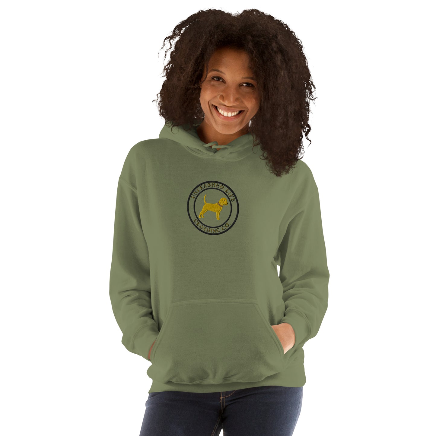Unleashed Life Embroidered Unleashed Life Circle Hoodie