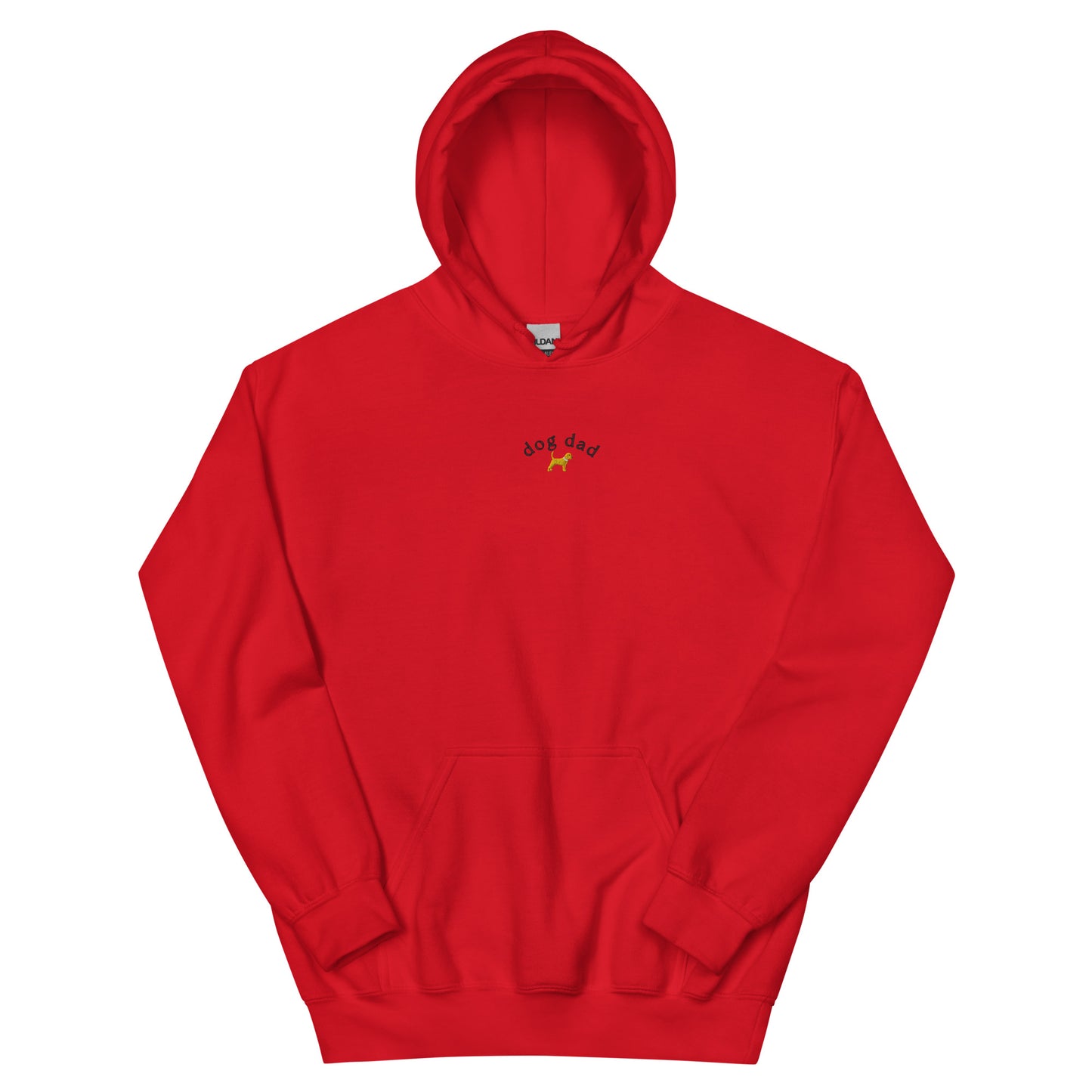 Unleashed Life Dog Dad Embroidered Hoodie