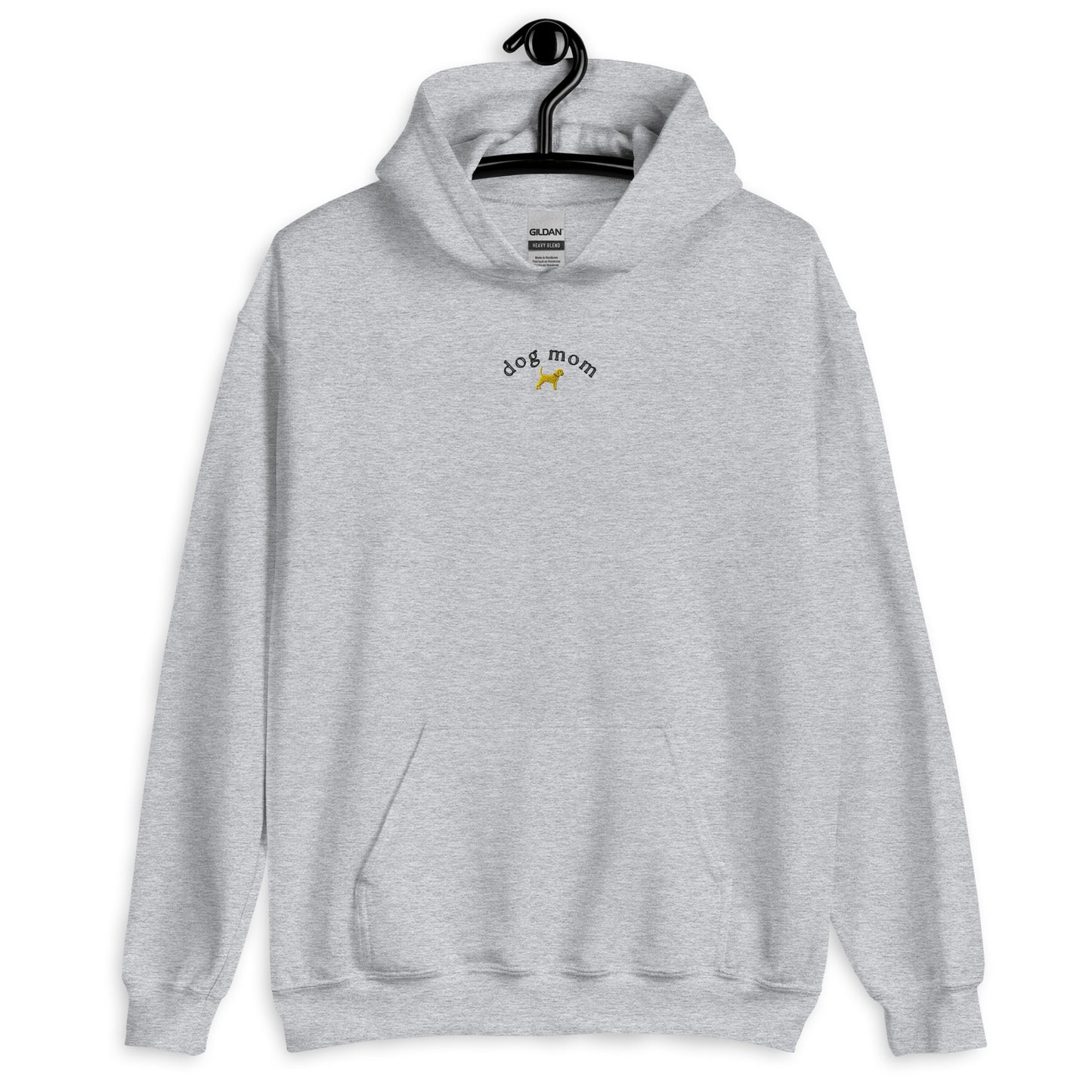 Unleashed Life Dog Mom Embroidered Hoodie