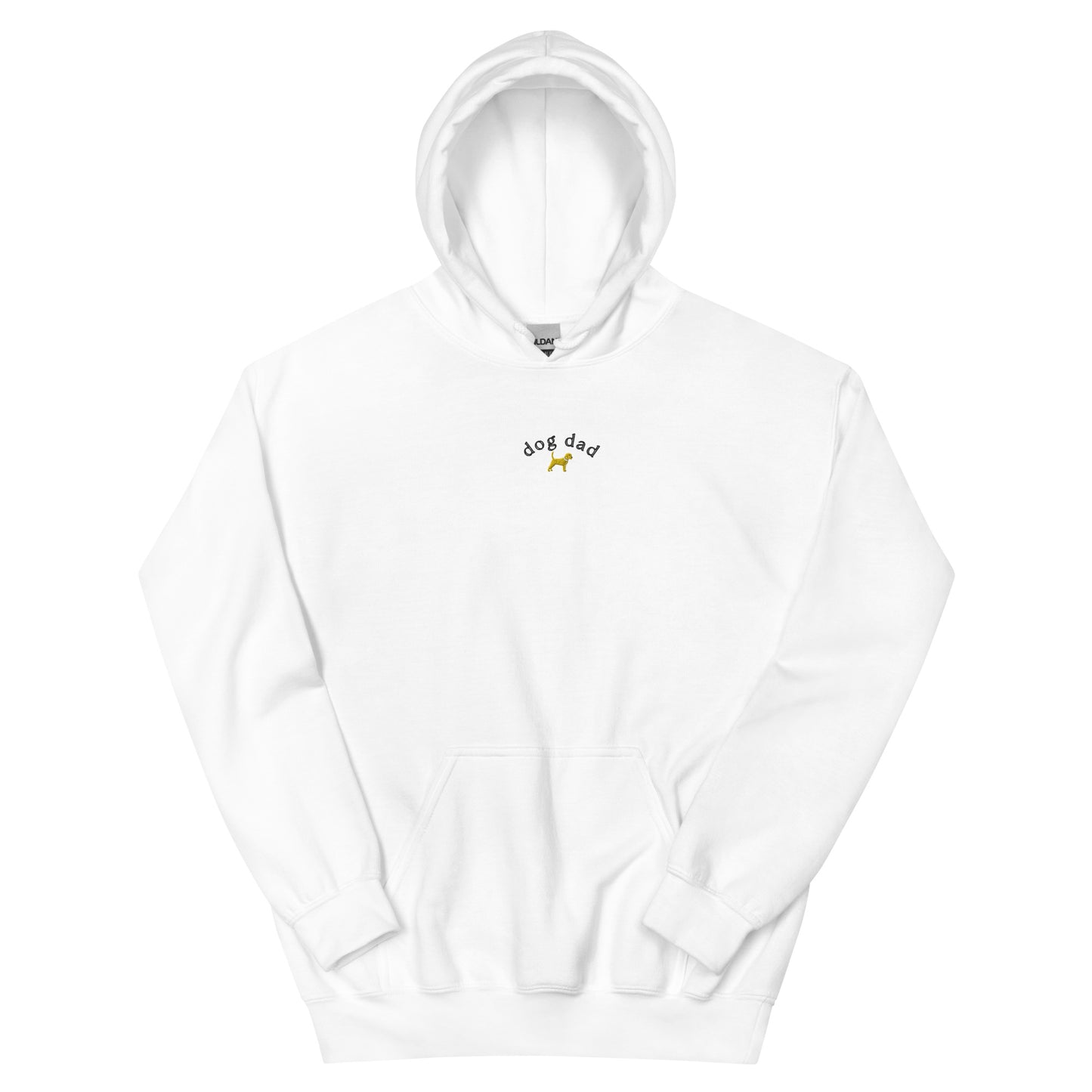 Unleashed Life Dog Dad Embroidered Hoodie