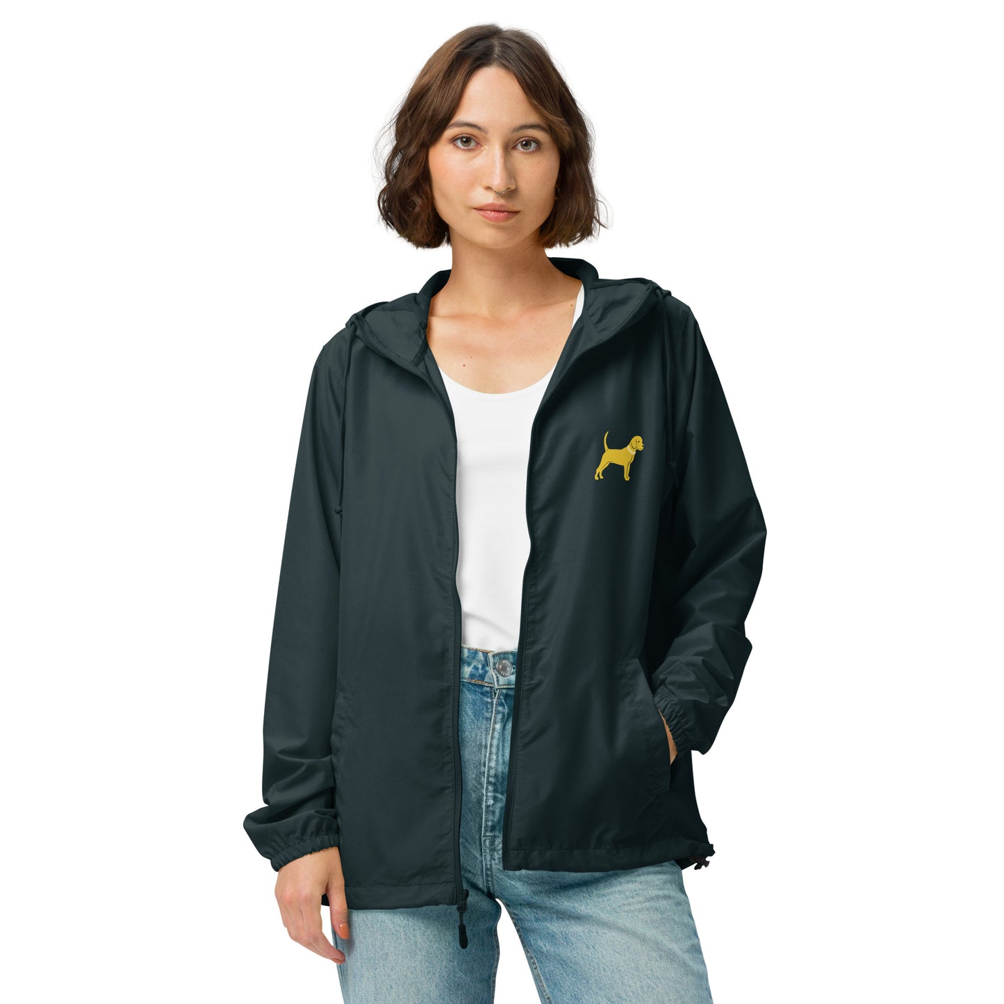 Unleashed Life Yellow Dog Windbreaker