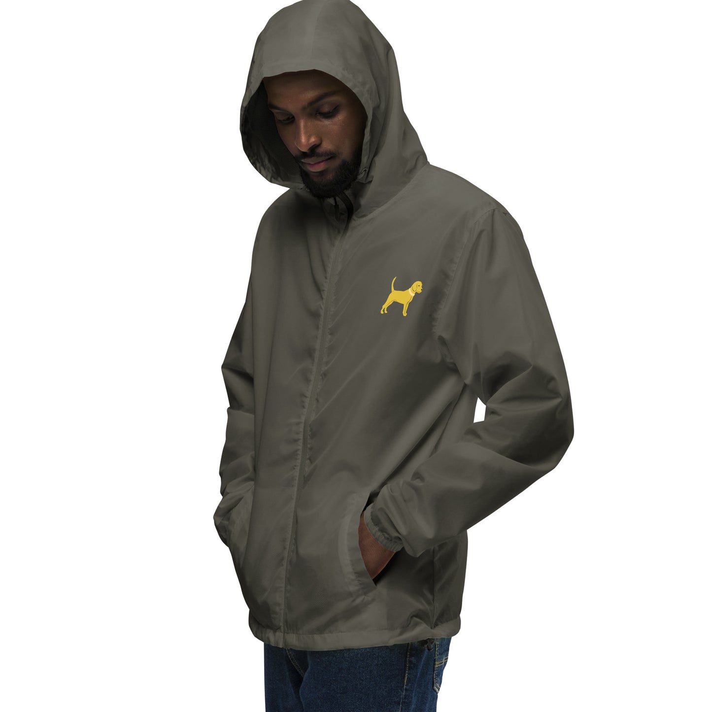 Unleashed Life Yellow Dog Windbreaker