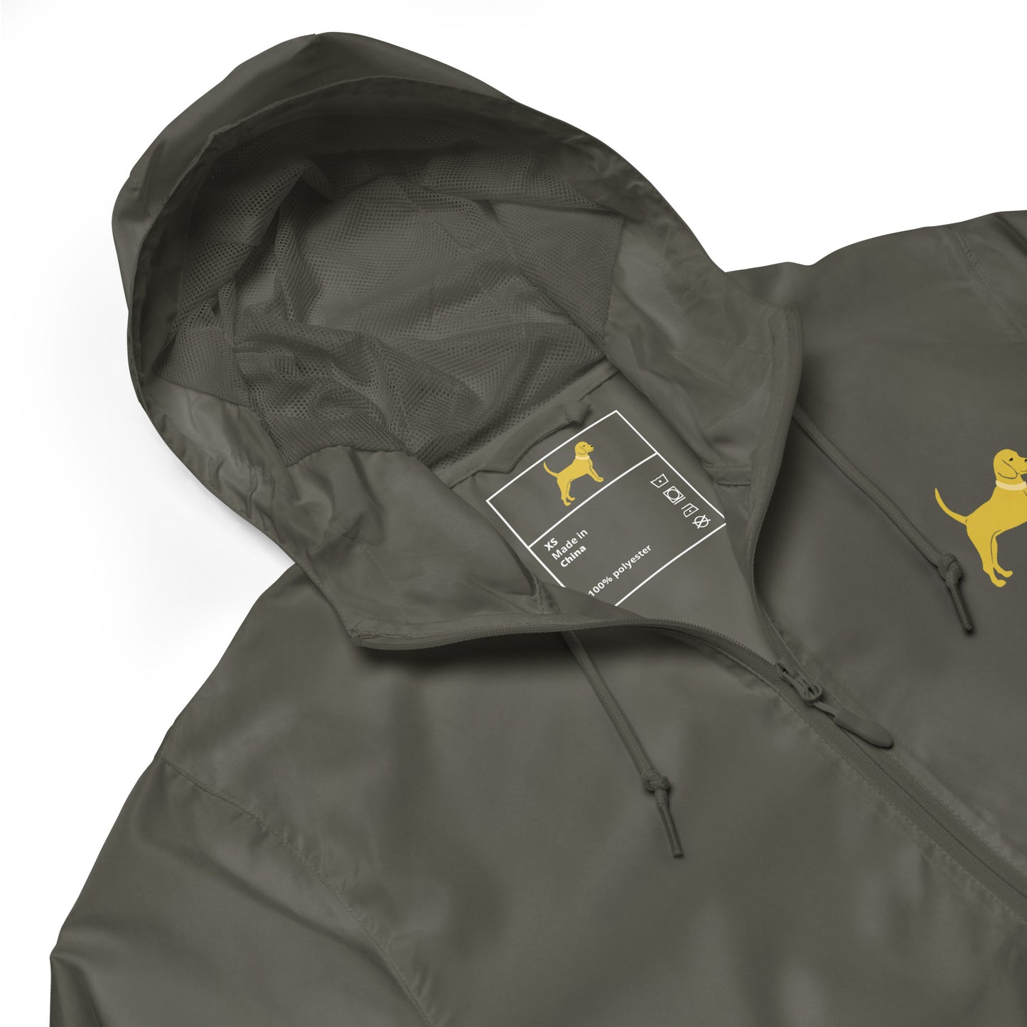 Unleashed Life Yellow Dog Windbreaker
