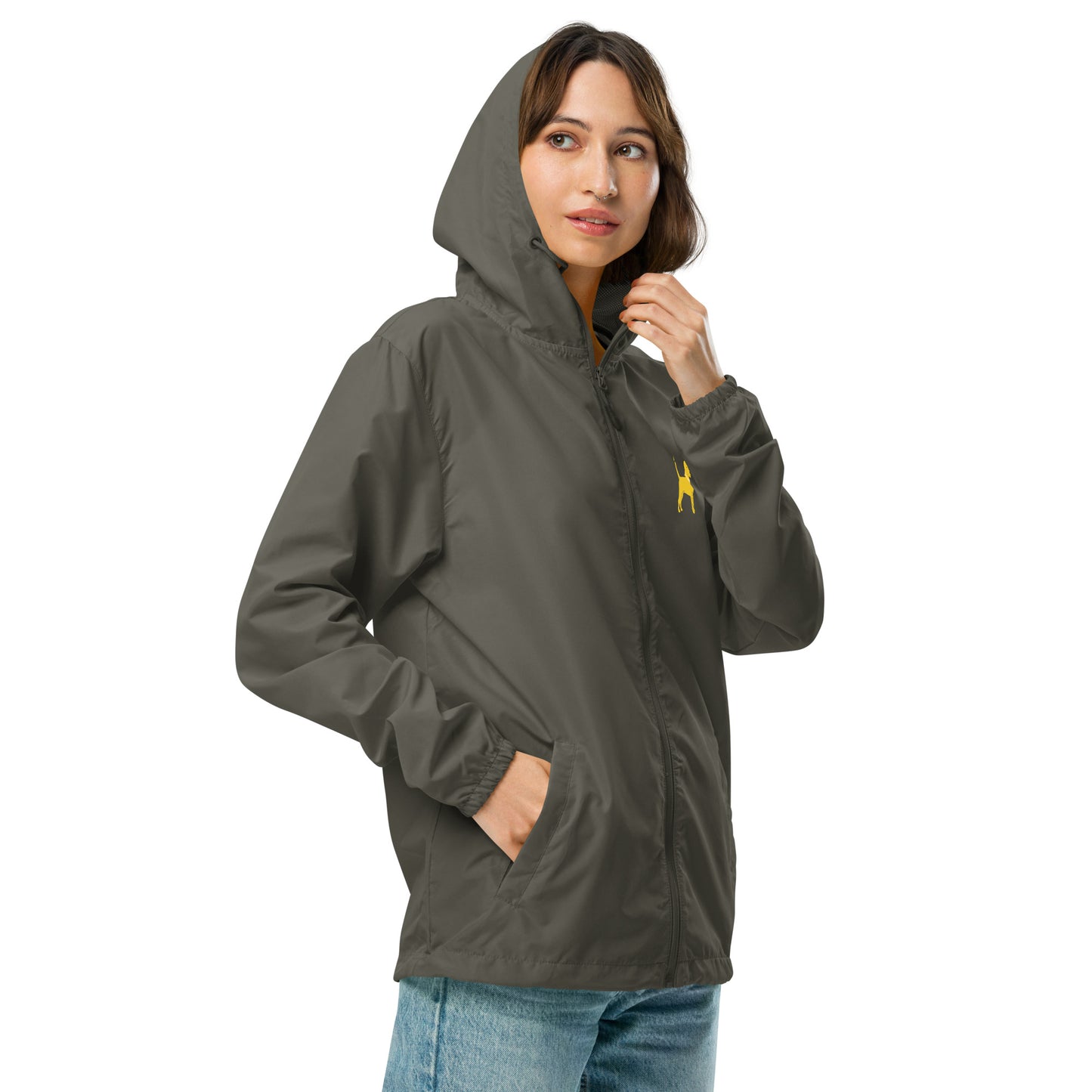 Unleashed Life Yellow Dog Windbreaker