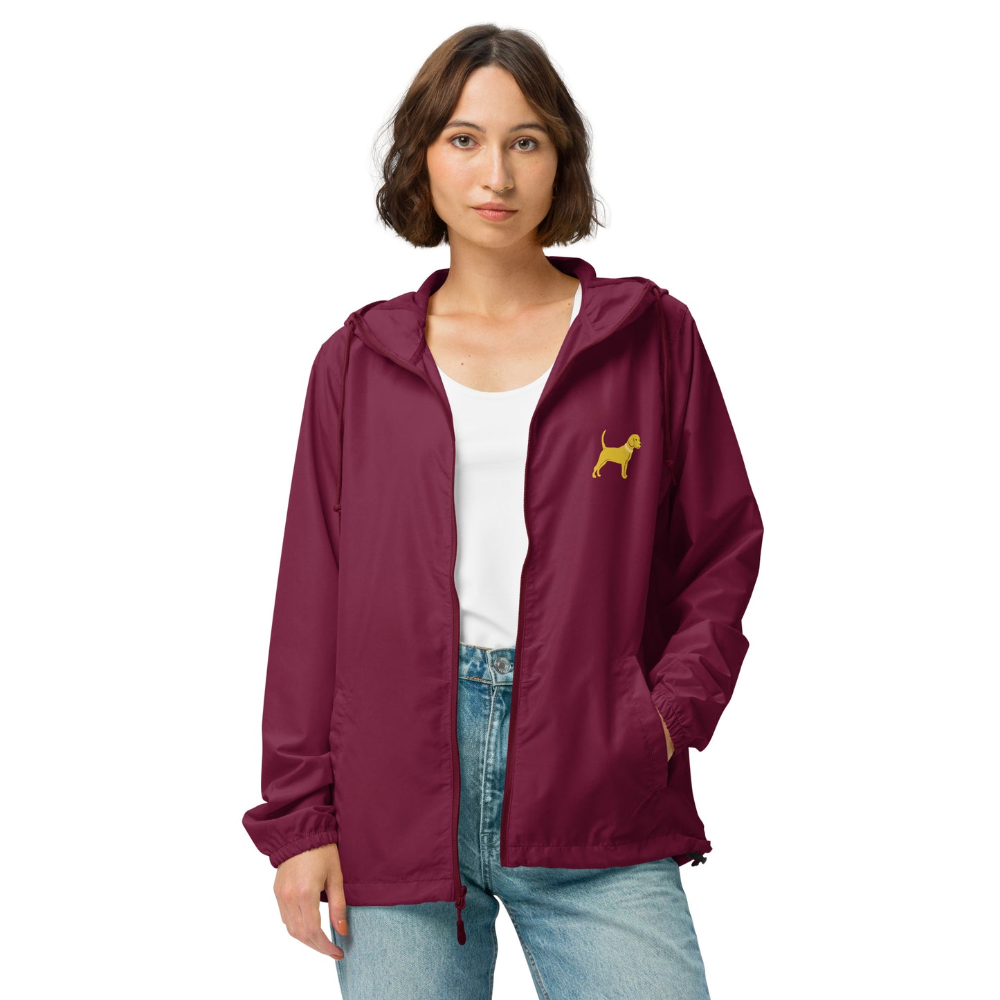 Unleashed Life Yellow Dog Windbreaker