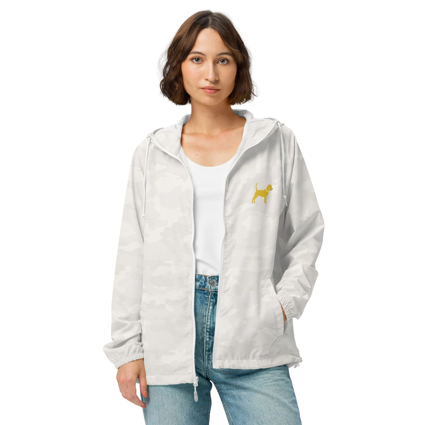 Unleashed Life Yellow Dog Windbreaker
