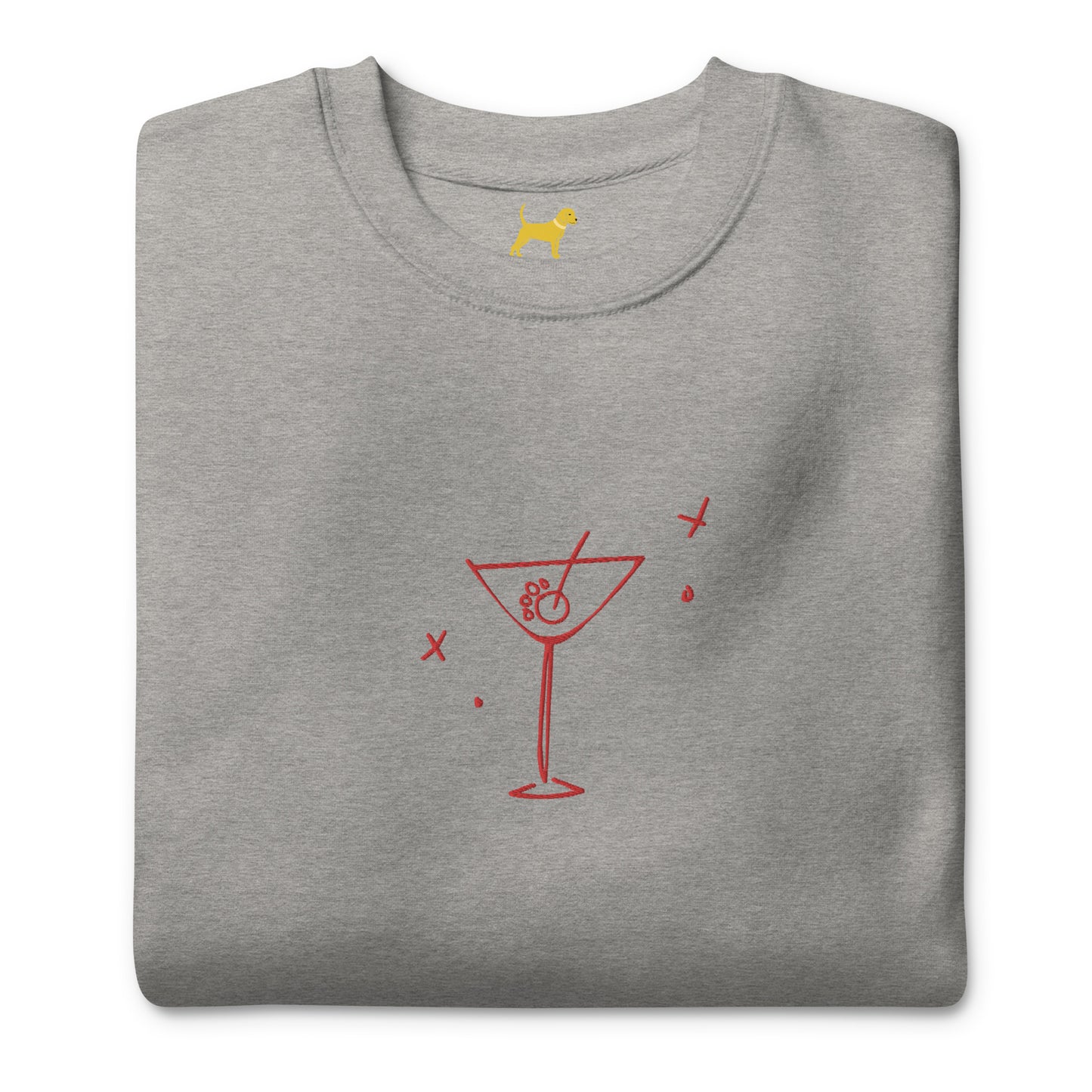 Unleashed Life Dog Martini Glass Crewneck